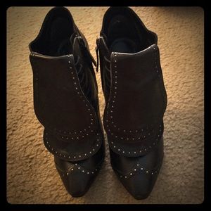 Alexander McQueen lowrise heeled boots Work or fun